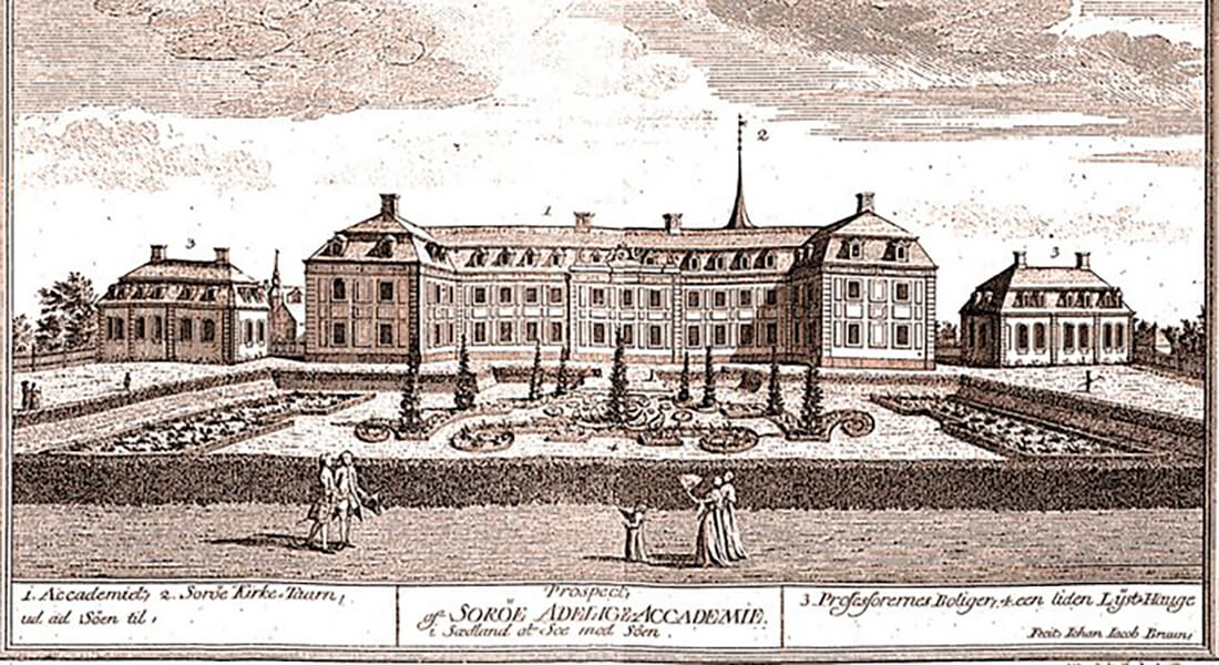 Sorø Academy, founded as an academy for young noble men in 1632.